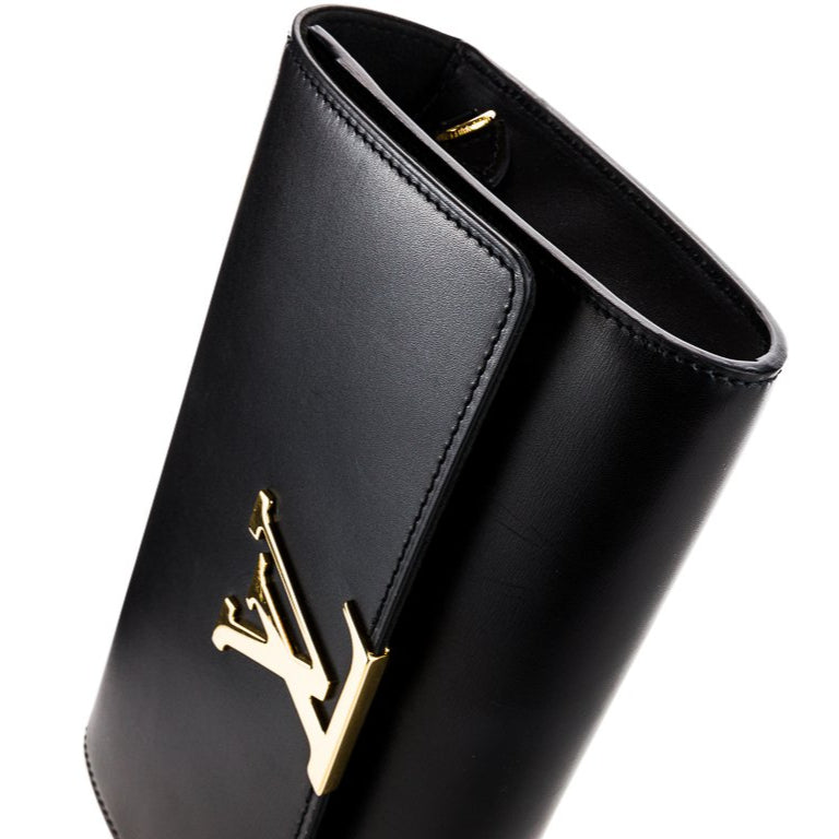 Louis Vuitton Pochette Louise Chain Clutch - Black