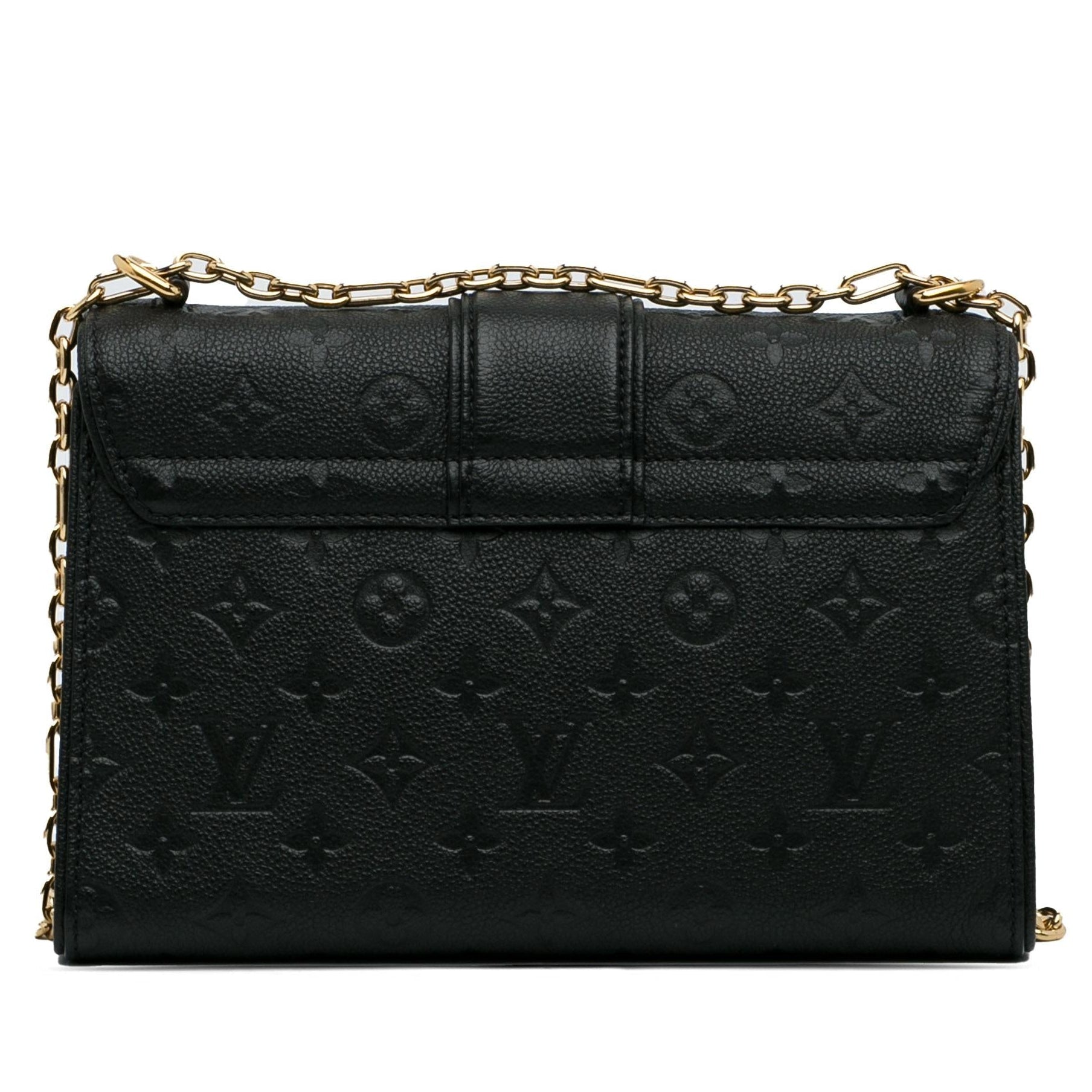 Louis Vuitton Monogram Empreinte Saint Sulpice BB Shoulder Bag - Black