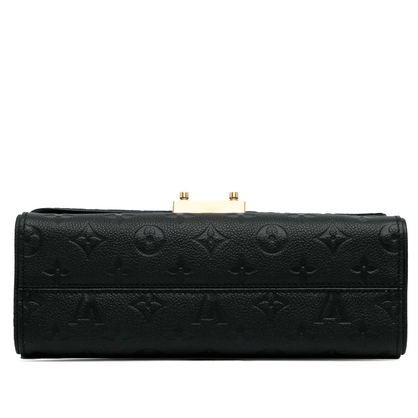 Louis Vuitton Monogram Empreinte Saint Sulpice BB Shoulder Bag - Black