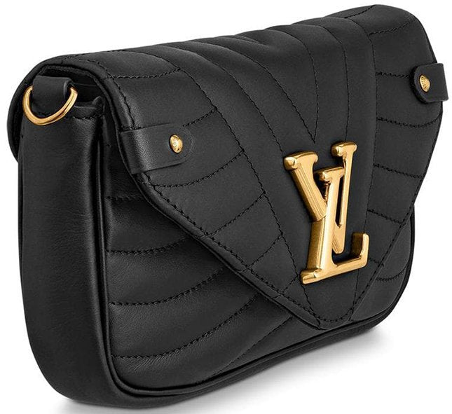 Louis Vuitton New Wave Chain Pochette Crossbody Bag - Black