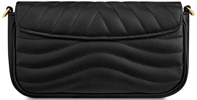 Louis Vuitton New Wave Chain Pochette Crossbody Bag - Black