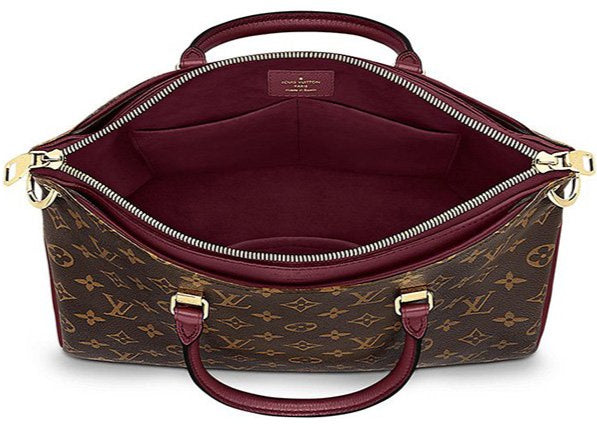Louis Vuitton Pallas Monogram Handbag - Red/Brown