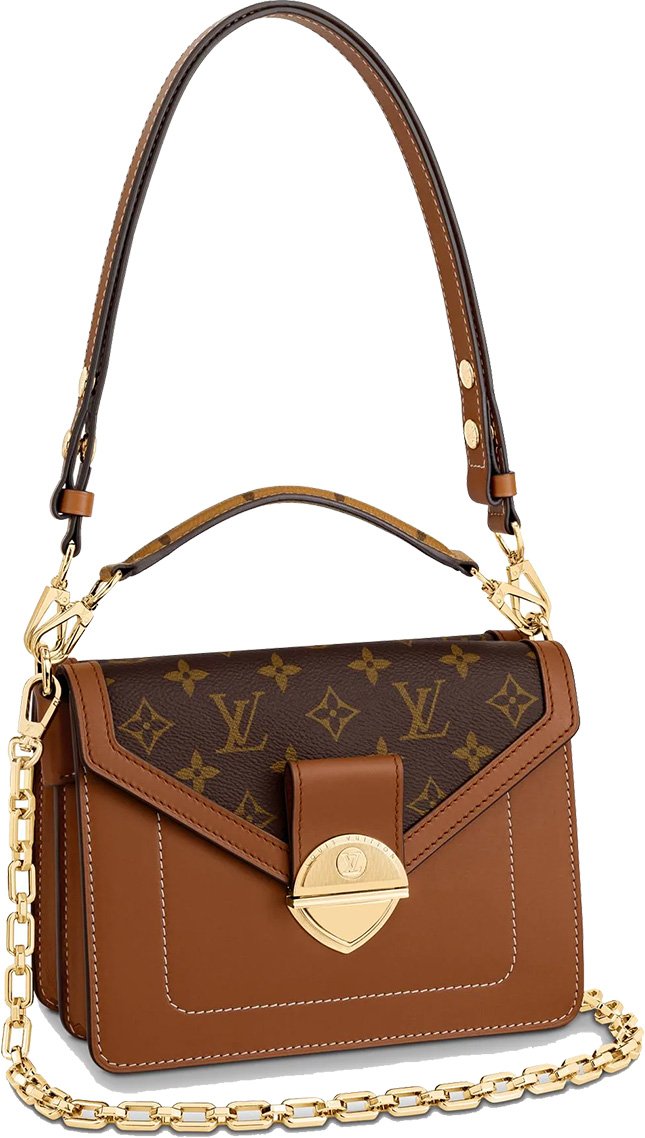 Louis Vuitton Biface Monogram Shoulder Bag - Brown