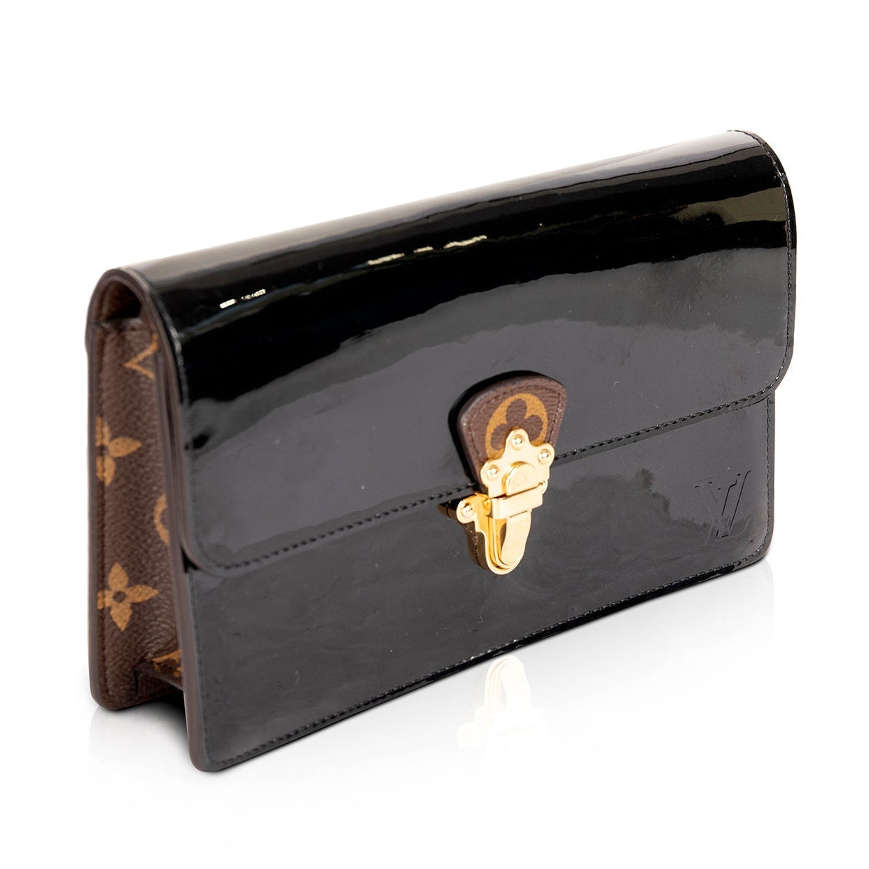 Louis Vuitton Cherrywood Chain Wallet Bag - Black