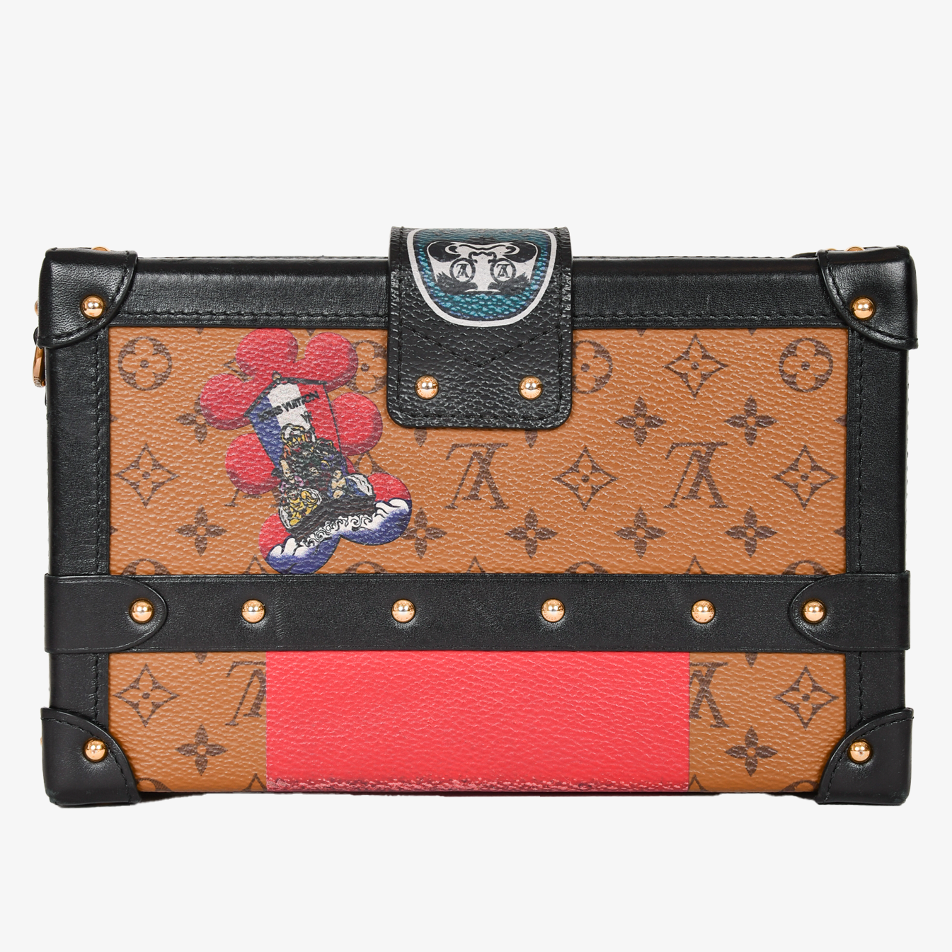 Louis Vuitton x Kansai Yamamoto Monogram Reverse Petite Malle Crossbody Bag - Brown