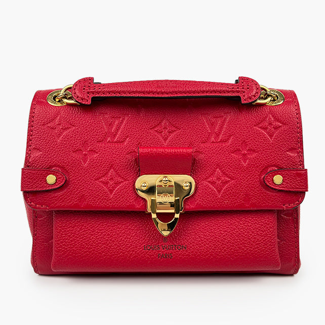 Louis Vuitton Monogram Empreinte Vavin BB Handbag - Scarlet Red