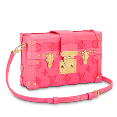 Louis Vuitton Monogram Tuffetage Petite Malle Shoulder Bag - Rose Fluo