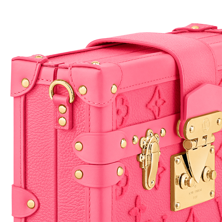 Louis Vuitton Monogram Tuffetage Petite Malle Shoulder Bag - Rose Fluo