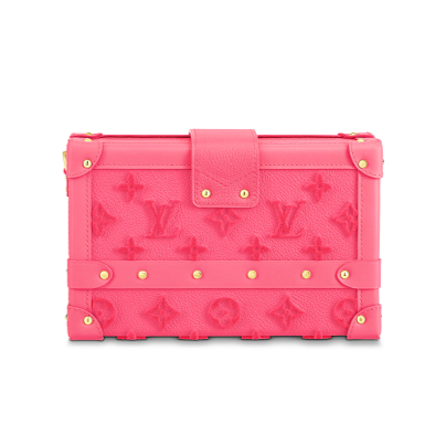 Louis Vuitton Monogram Tuffetage Petite Malle Shoulder Bag - Rose Fluo