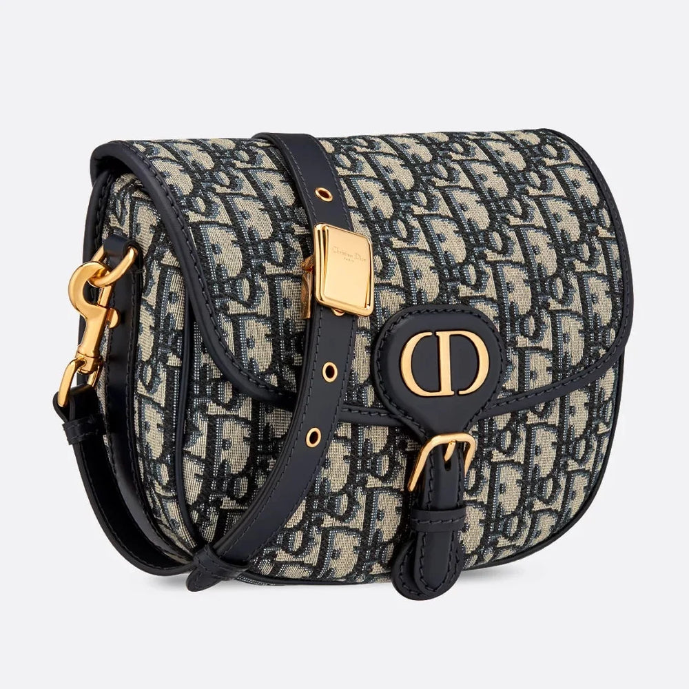 Dior Medium Dior Bobby Bag - Blue Dior Oblique Jacquard