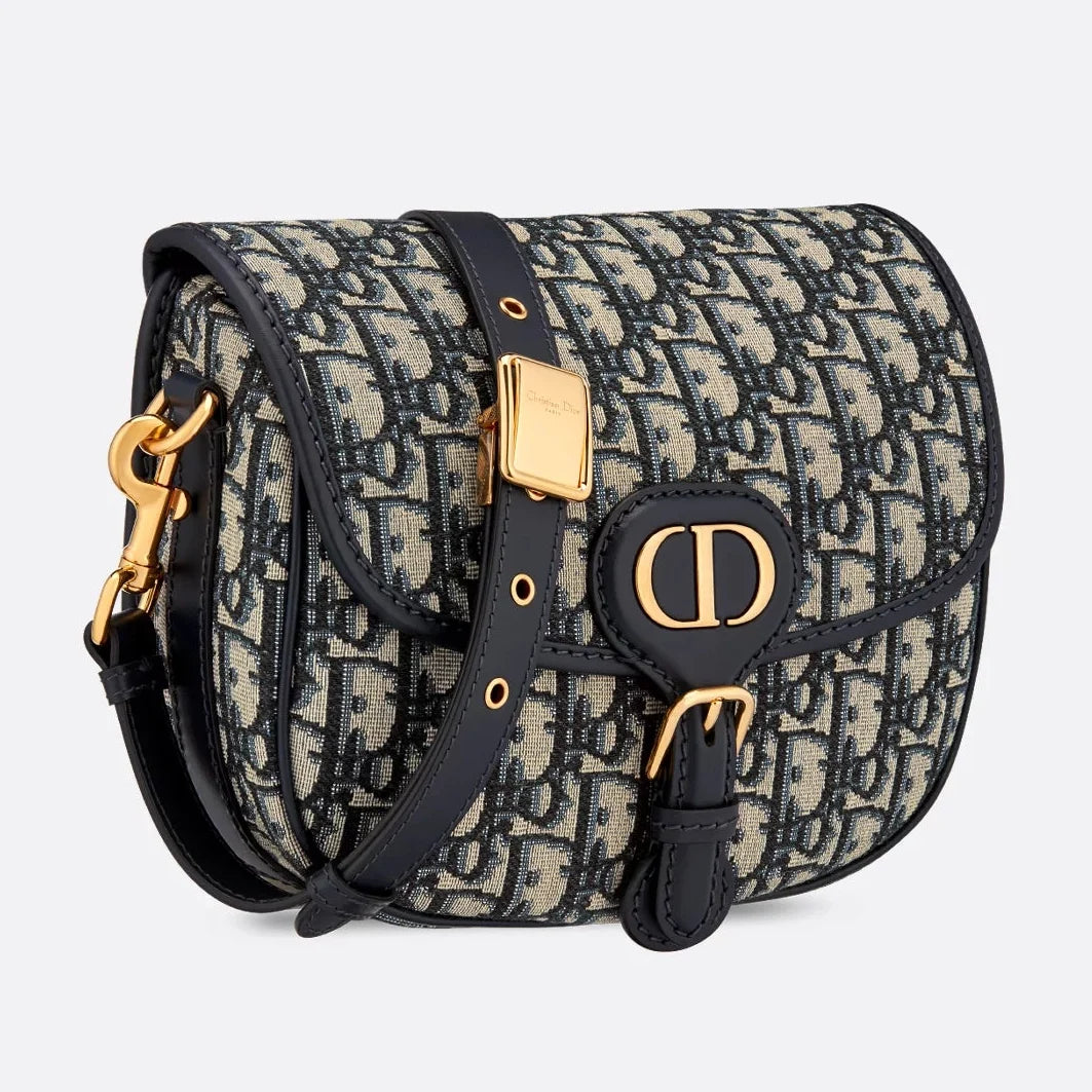 Dior Medium Dior Bobby Bag - Blue Dior Oblique Jacquard