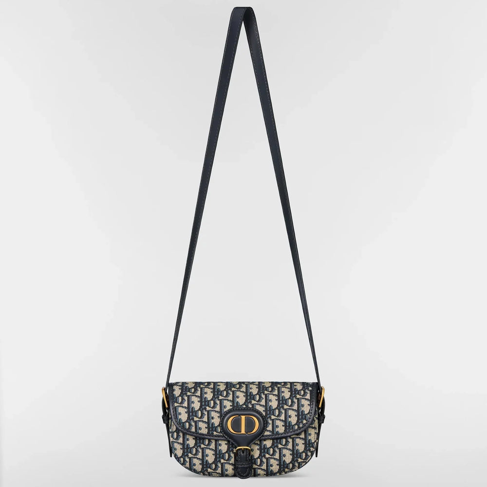 Dior Bobby East West Bag - Blue Dior Oblique Jacquard