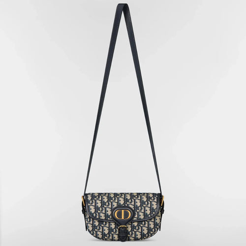 Dior Bobby East West Bag - Blue Dior Oblique Jacquard