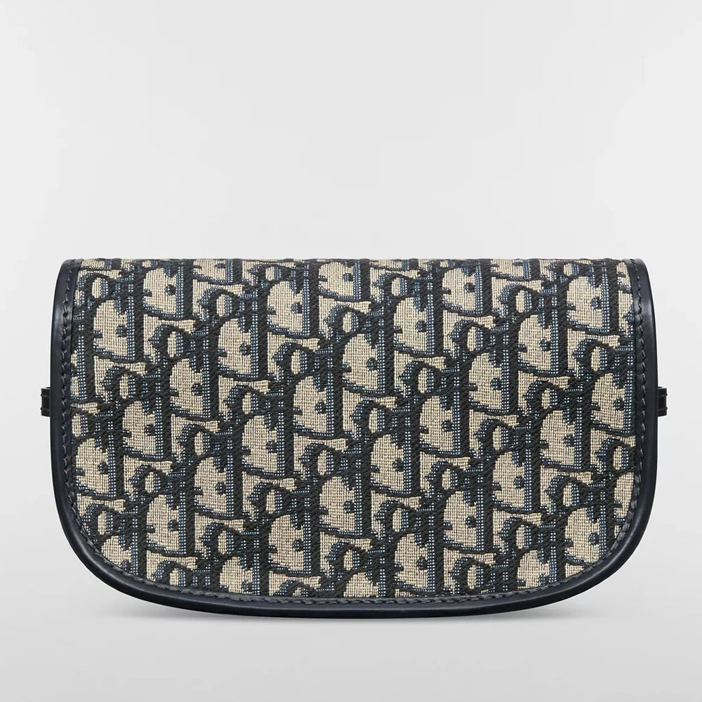 Dior Bobby East West Bag - Blue Dior Oblique Jacquard