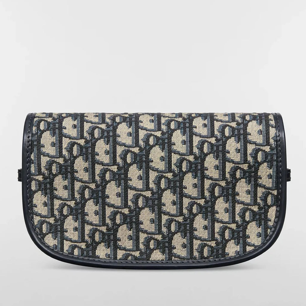 Dior Bobby East West Bag - Blue Dior Oblique Jacquard