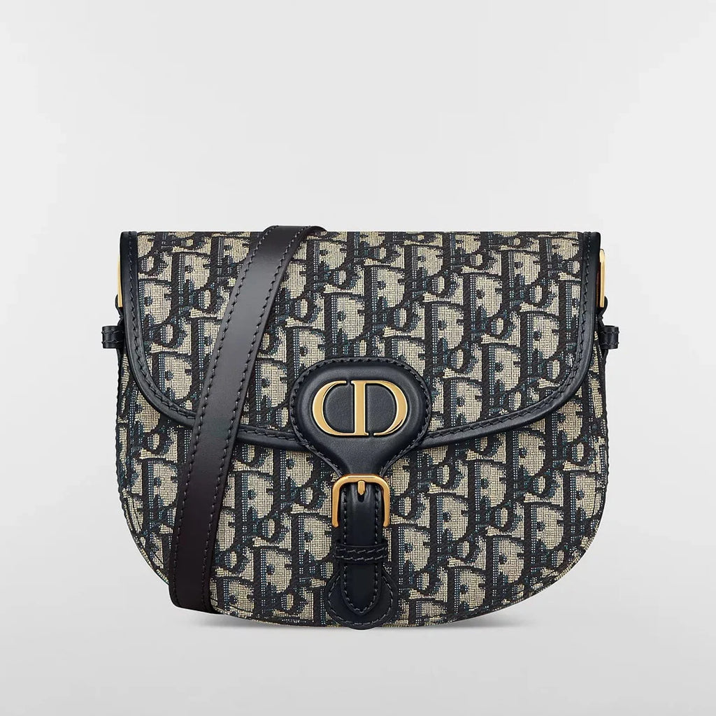 Dior Medium Dior Oblique Jacquard Bobby Bag - Blue