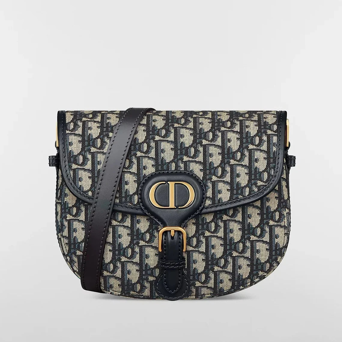Dior Medium Dior Oblique Jacquard Bobby Bag - Blue