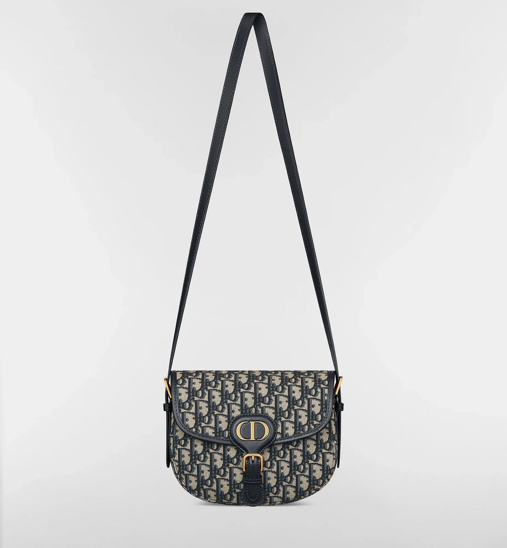 Dior Medium Dior Oblique Jacquard Bobby Bag - Blue