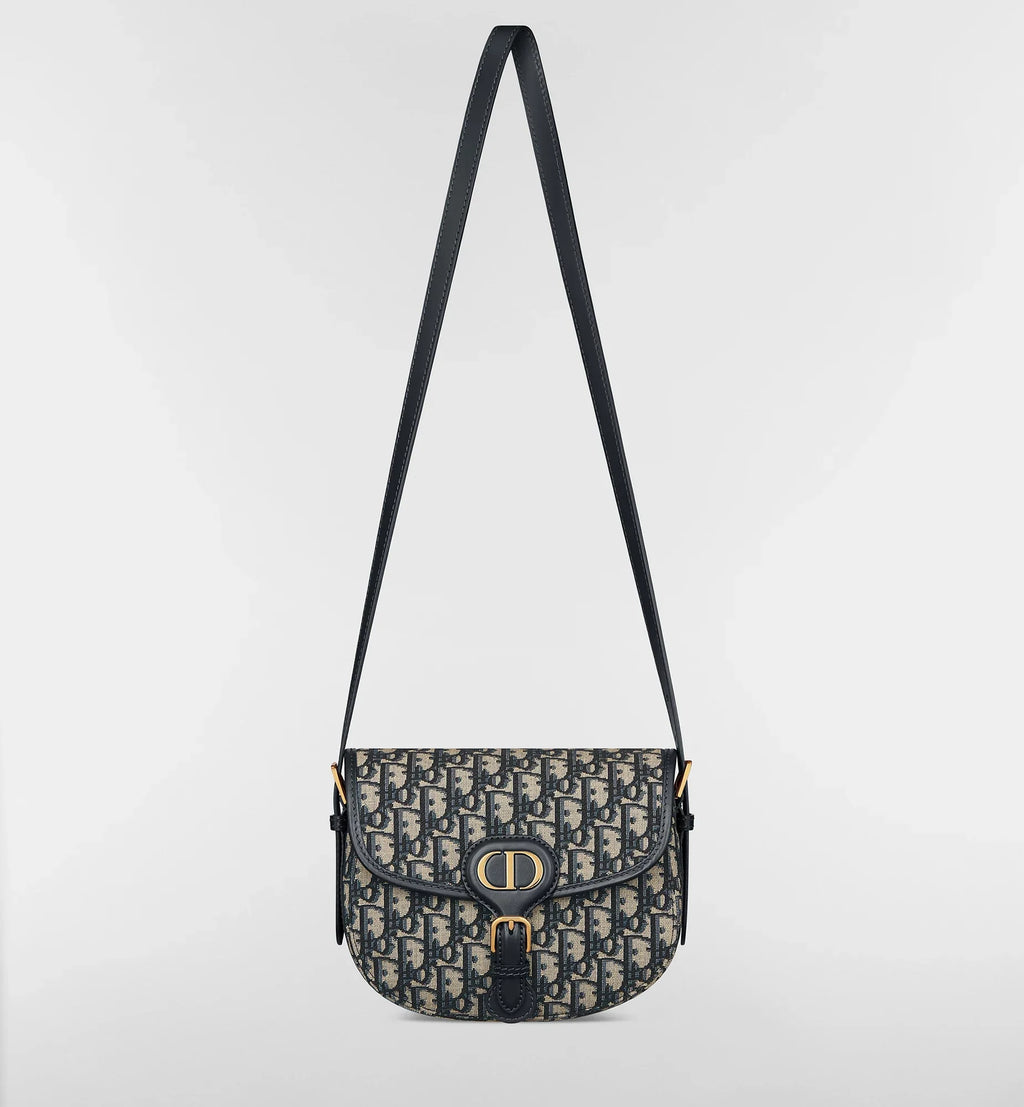Dior Medium Dior Oblique Jacquard Bobby Bag - Blue