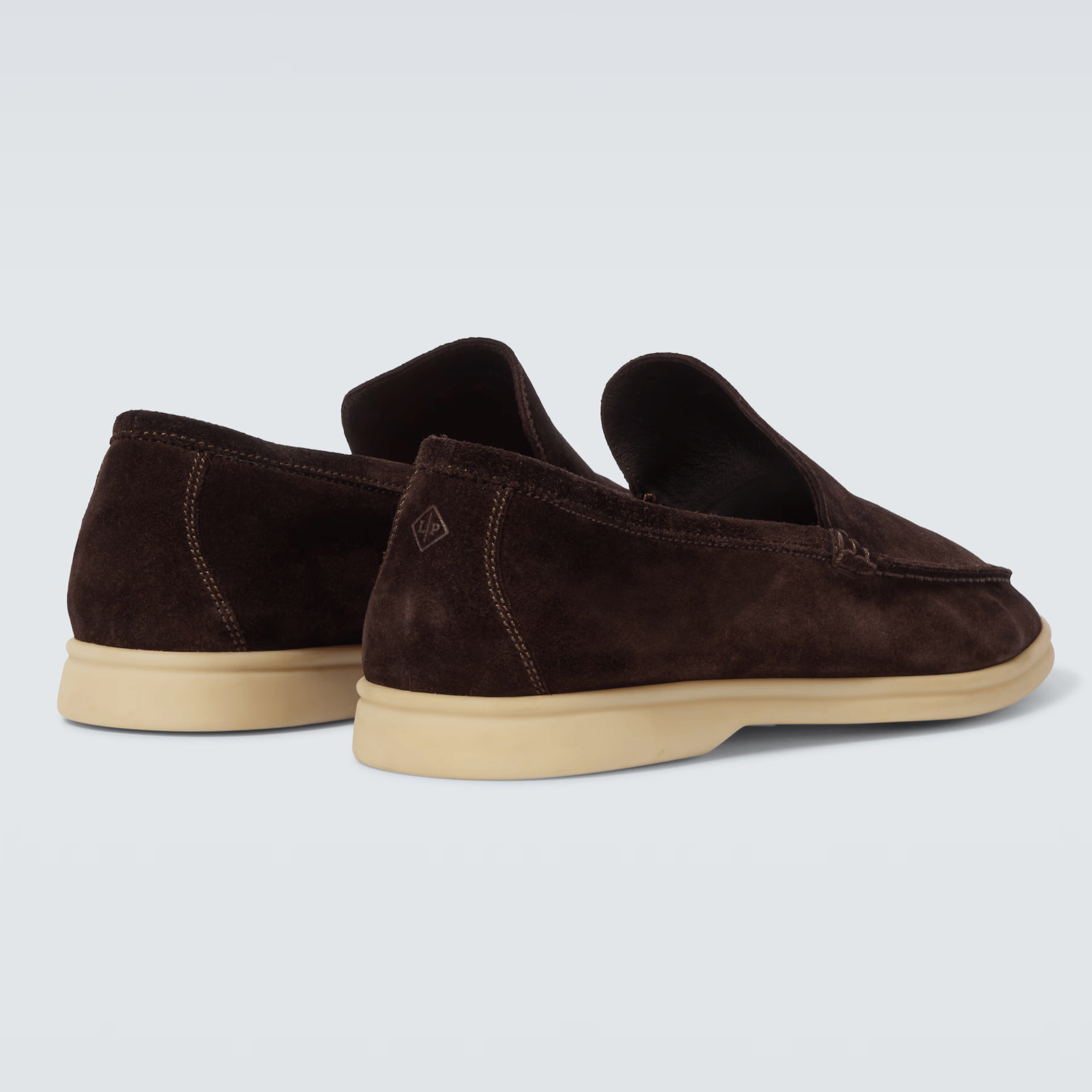 Loro Piana Summer Walk Suede Loafers - Brown