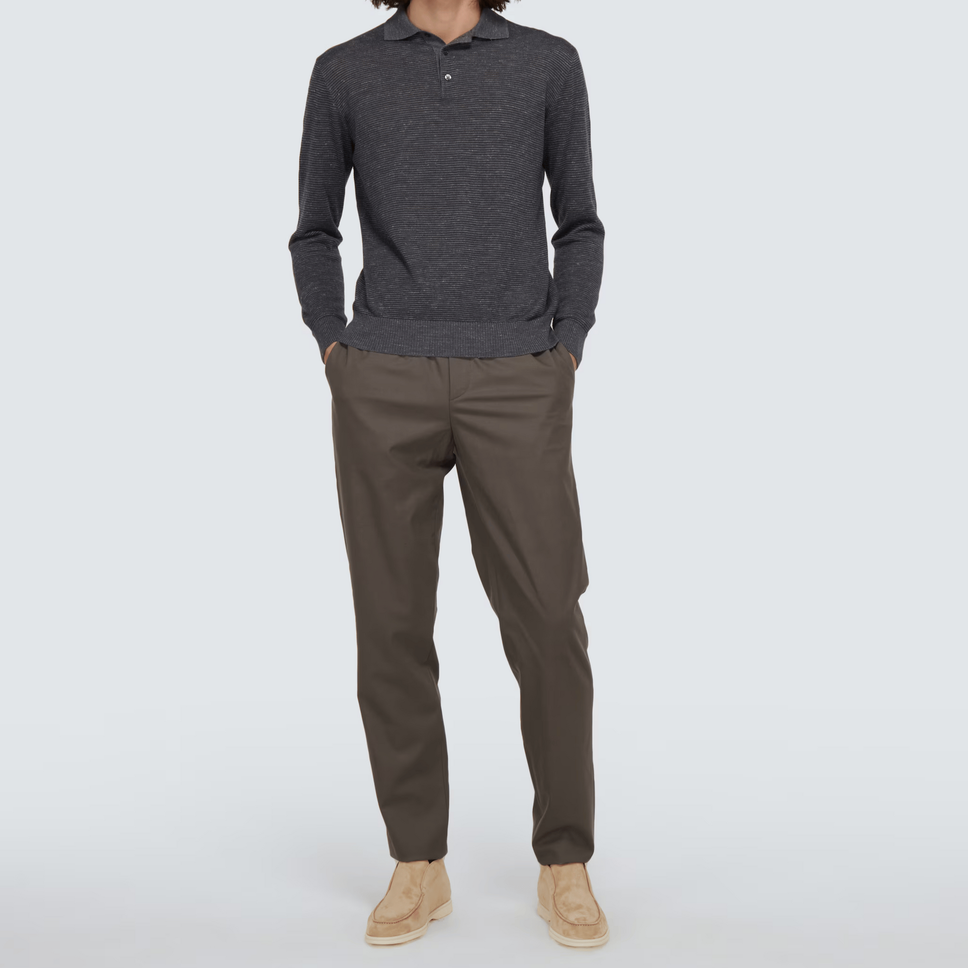 Loro Piana Open Walk Suede Ankle Boots - Goatskin Sandstone