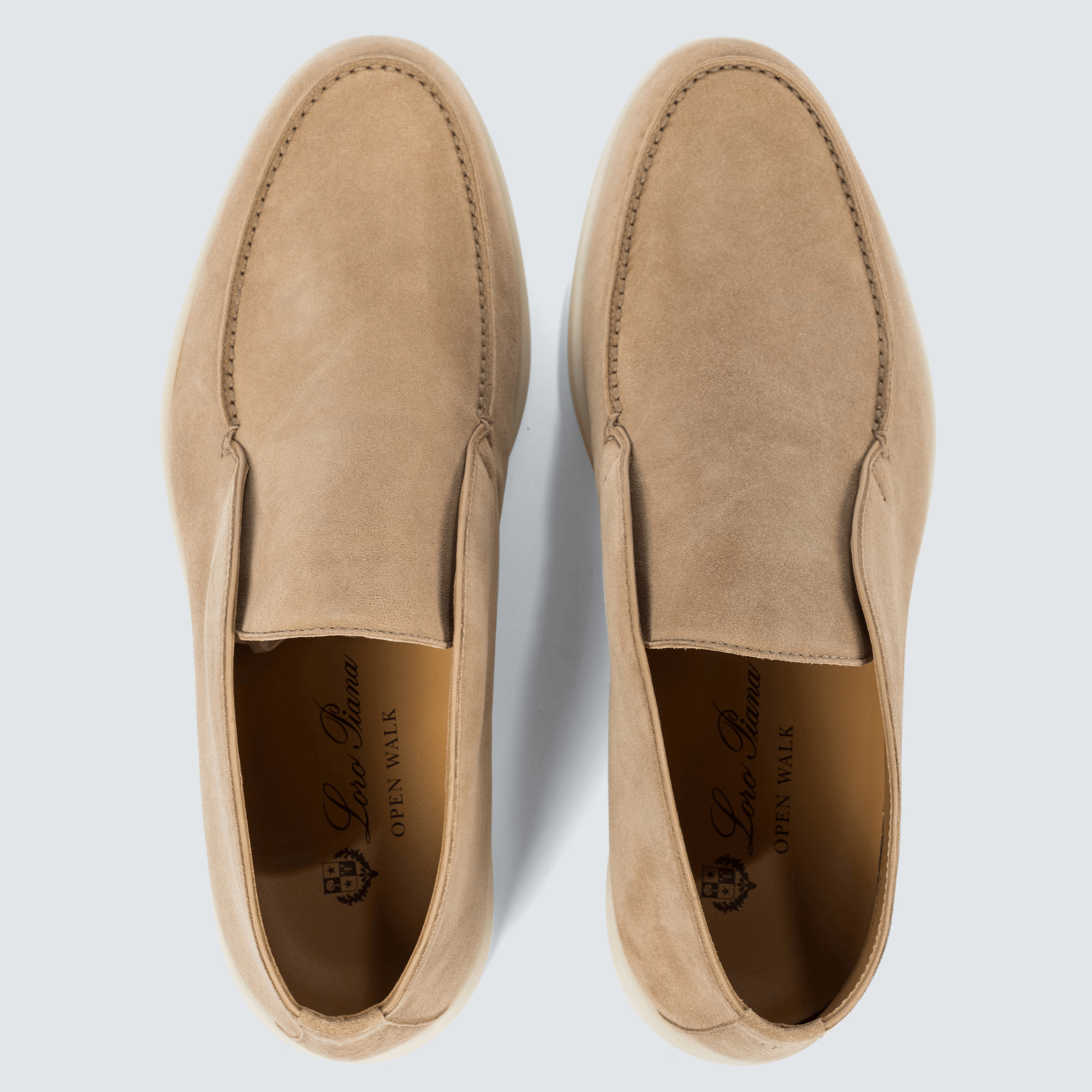 Loro Piana Open Walk Suede Ankle Boots - Goatskin Sandstone