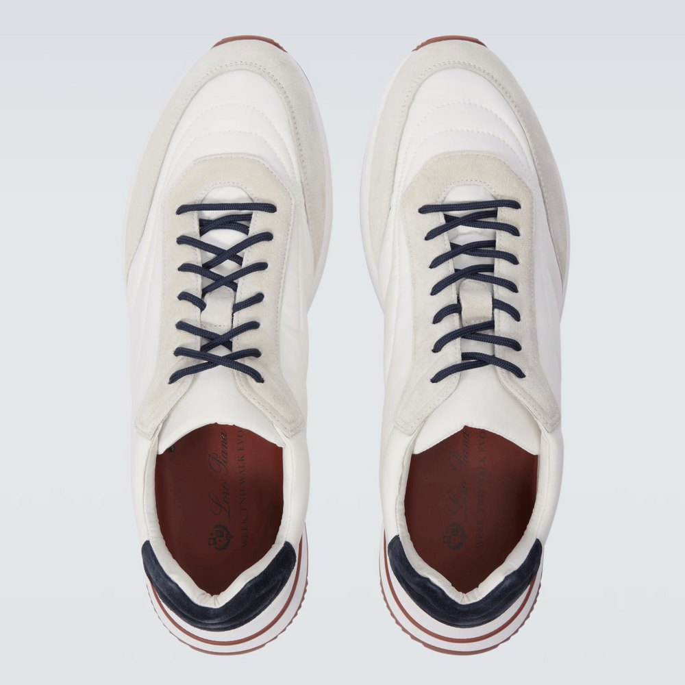 Loro Piana Week End Walk Microfibre Storm System® Sneakers -  White (1000)