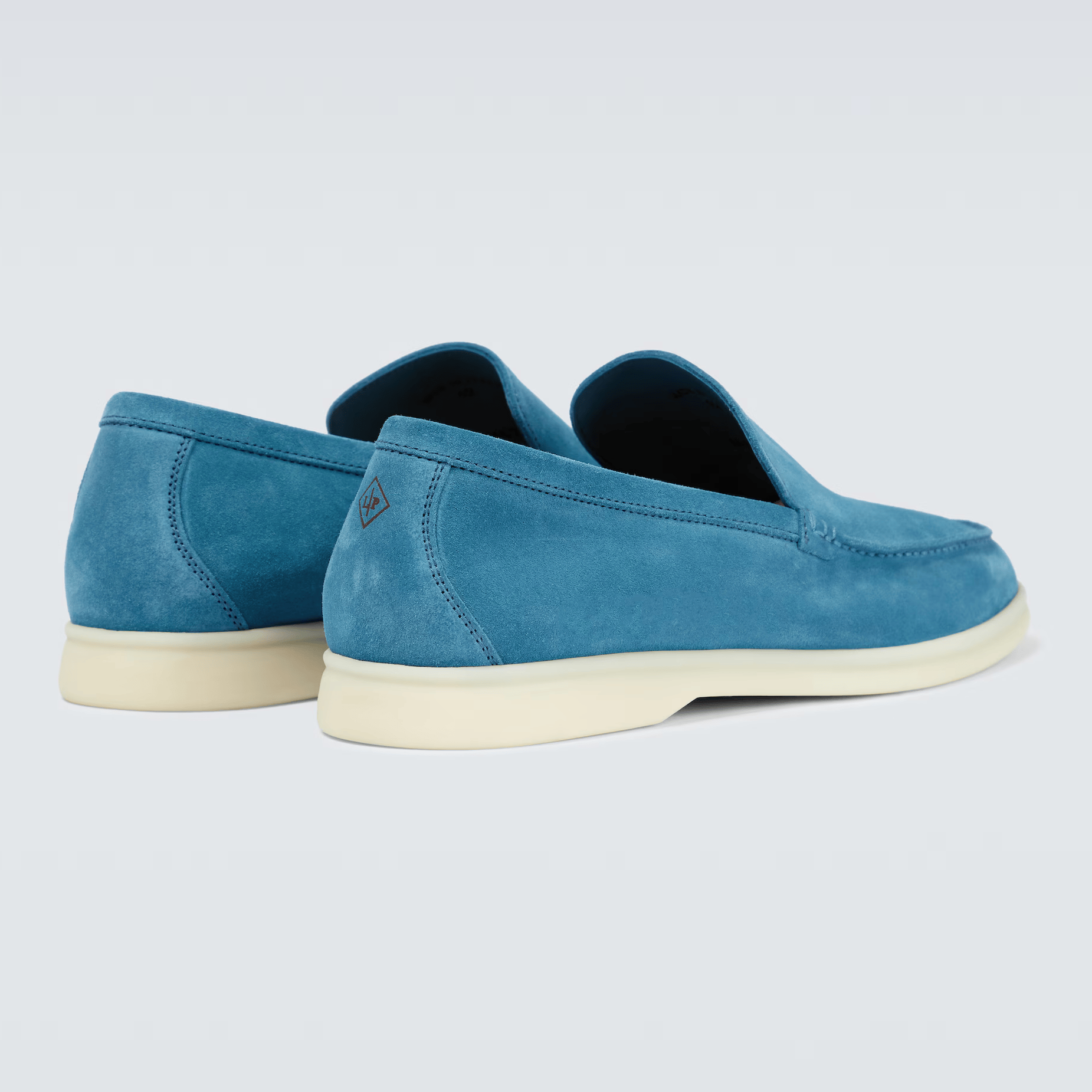 Loro Piana Summer Walk Suede Loafers - Blue
