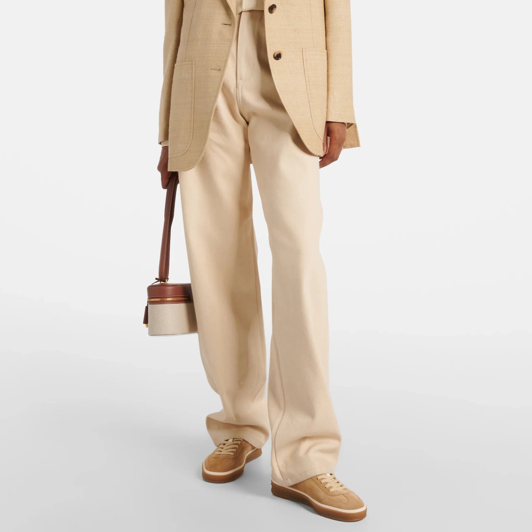 Loro Piana Tennis Walk Suede Sneakers - Suede (256)