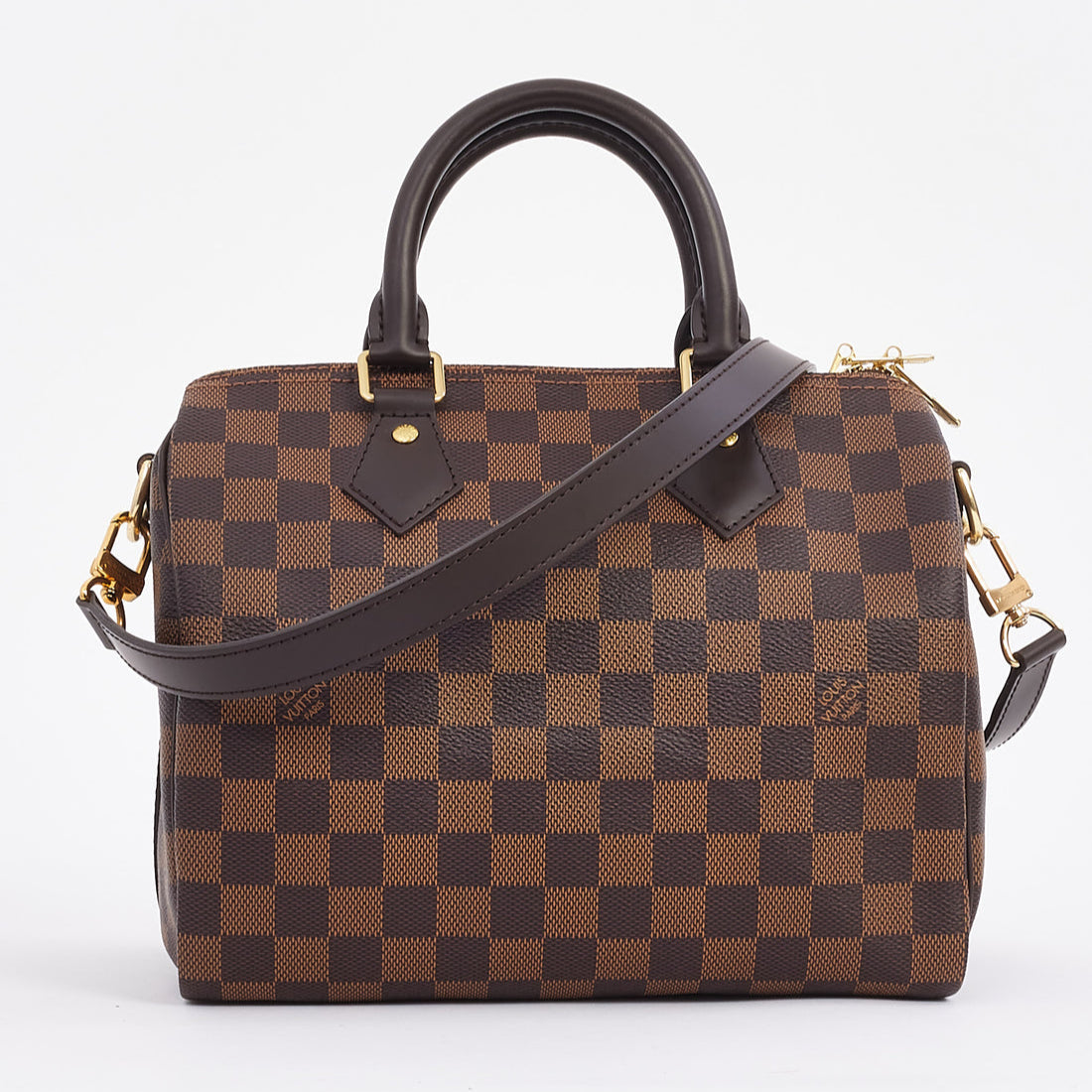 Louis Vuitton Speedy Bandoulière 25 Handbag - Damier Ebene Brown