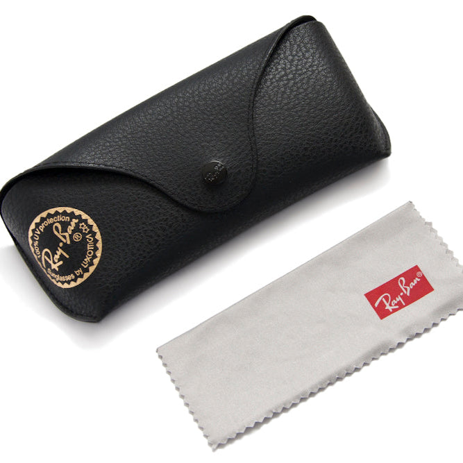 Ray Ban Caravan RB3136 003/40 Square Silver Frame Sunglasses