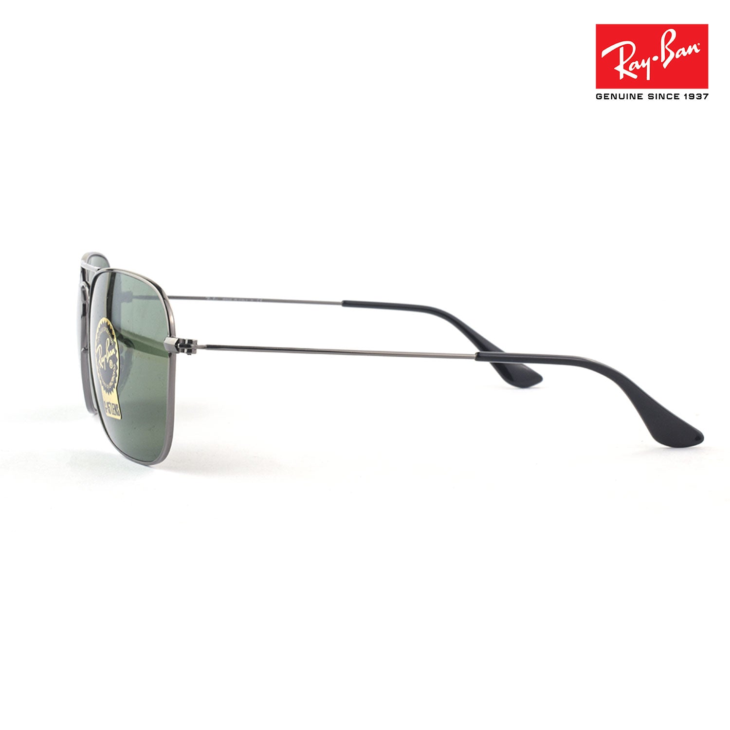 Ray Ban Caravan RB3136 004/51 Square Black Frame Sunglasses