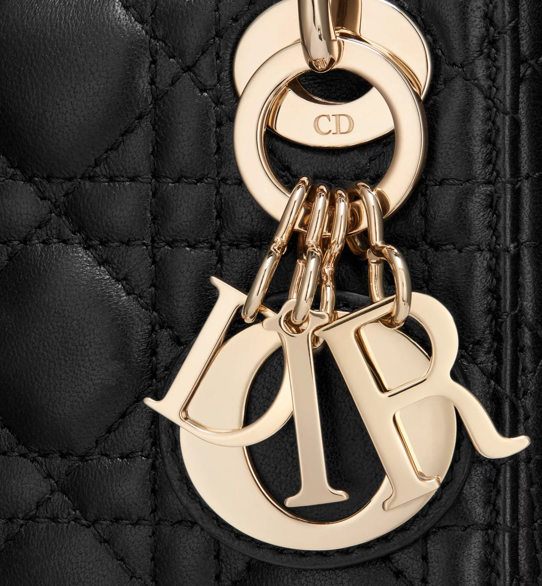 Dior Lady Dior Lambskin Micro Bag - Black Cannage