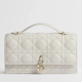 Dior My Dior Cannage Lambskin Mini Bag - Latte