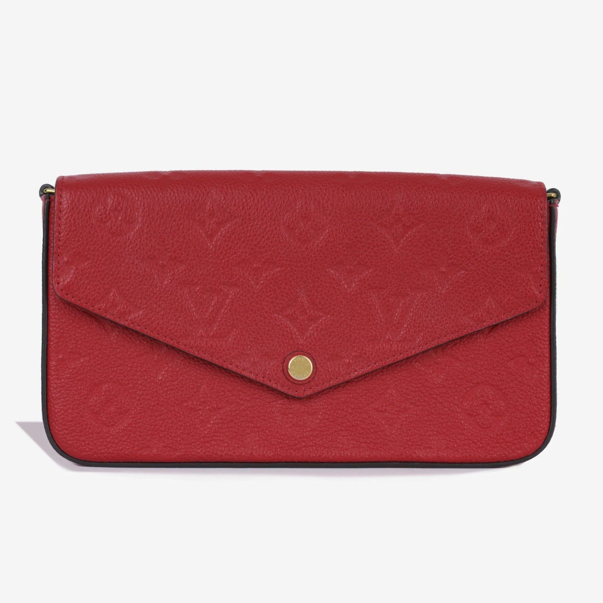 Louis Vuitton Pochette Félicie Wallet - Scarlet Red