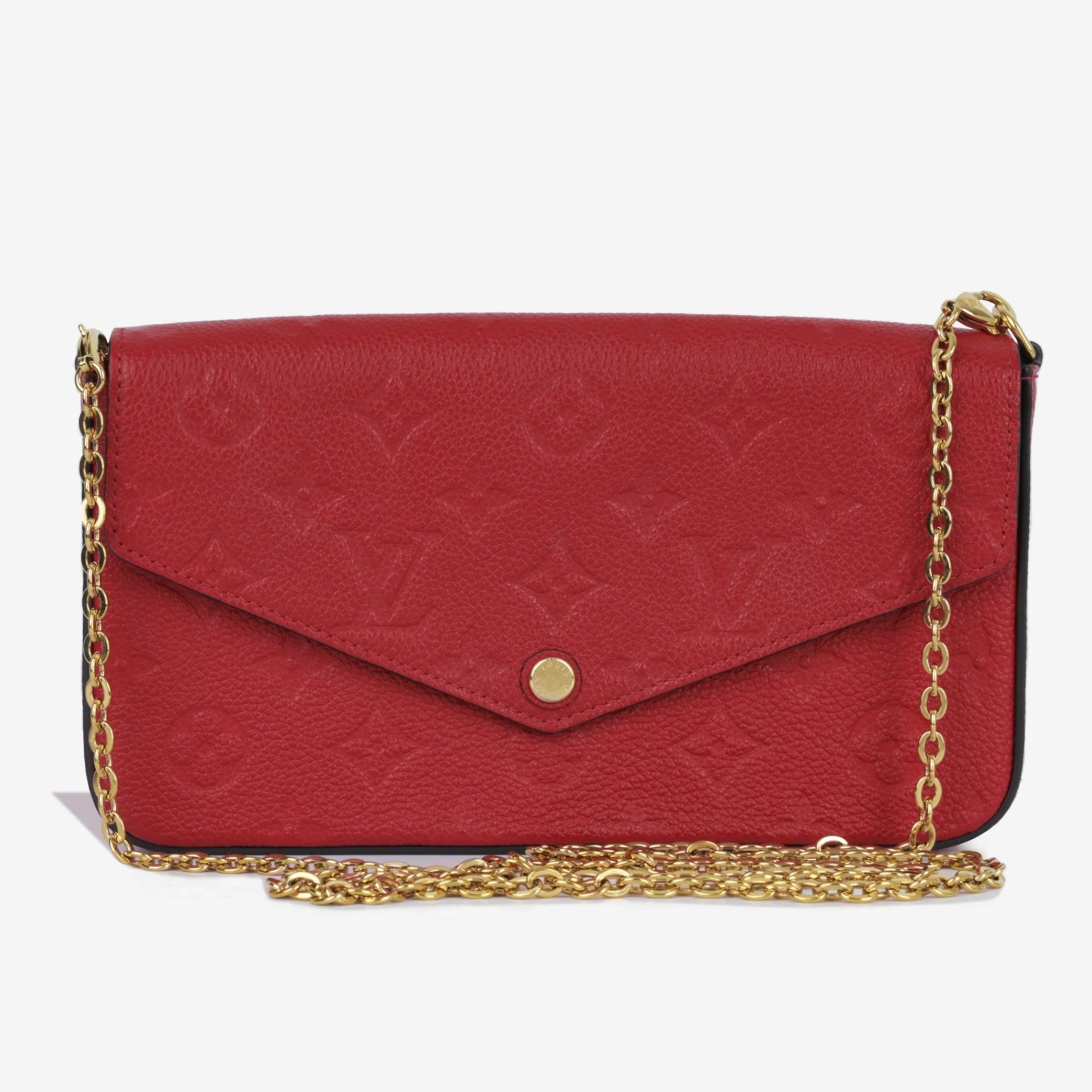 Louis Vuitton Pochette Félicie Wallet - Scarlet Red