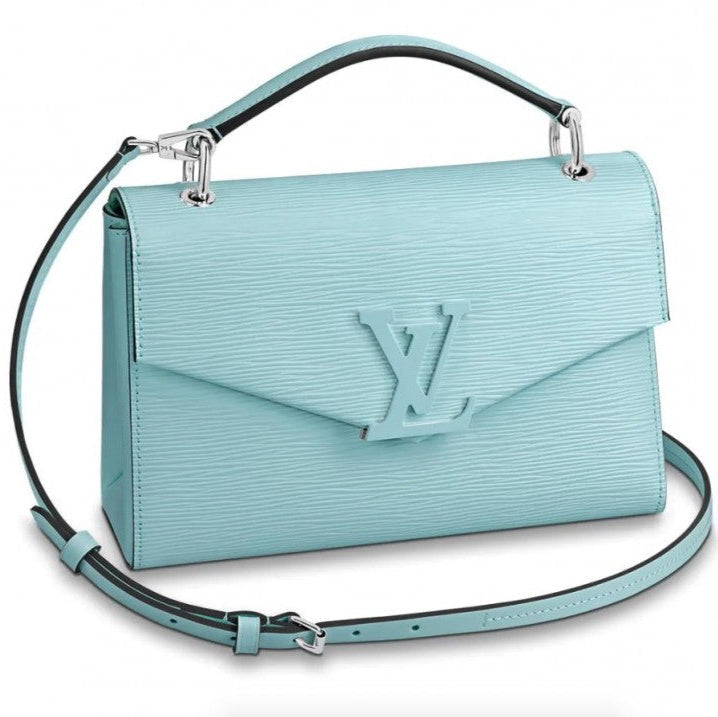 Louis Vuitton Epi Grenelle PM Grenelle Handbag - Ice Blue