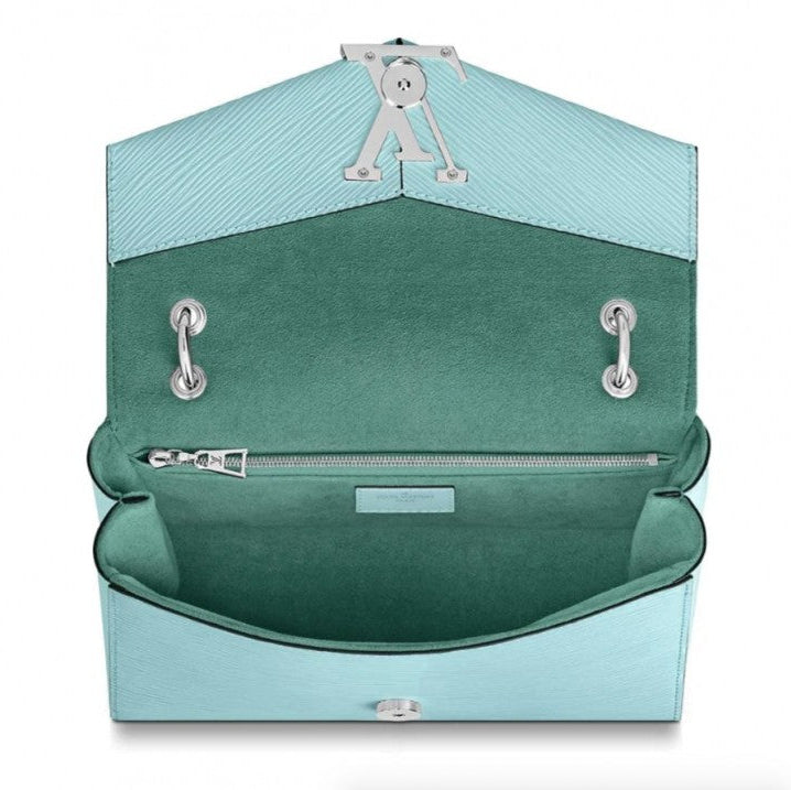 Louis Vuitton Epi Grenelle PM Grenelle Handbag - Ice Blue