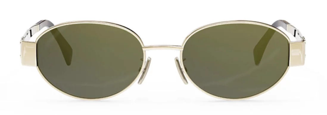 Celine CL40235 30N Triomphe Metal Gold Sunglasses