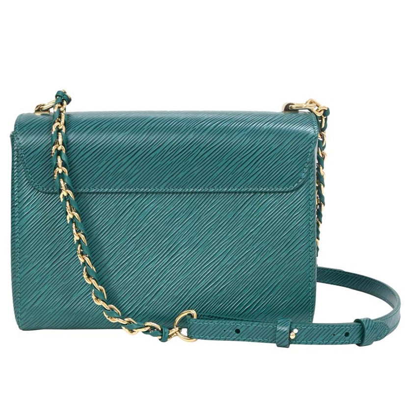 Louis Vuitton Twist MM Chain Shoulder Bag - Turquoise