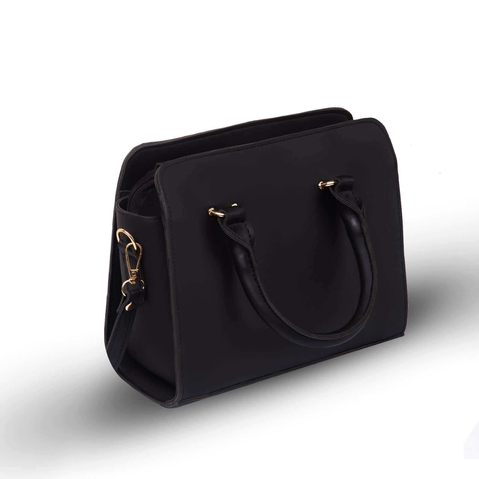 URBAN – Street-Style Structured Tote in Black