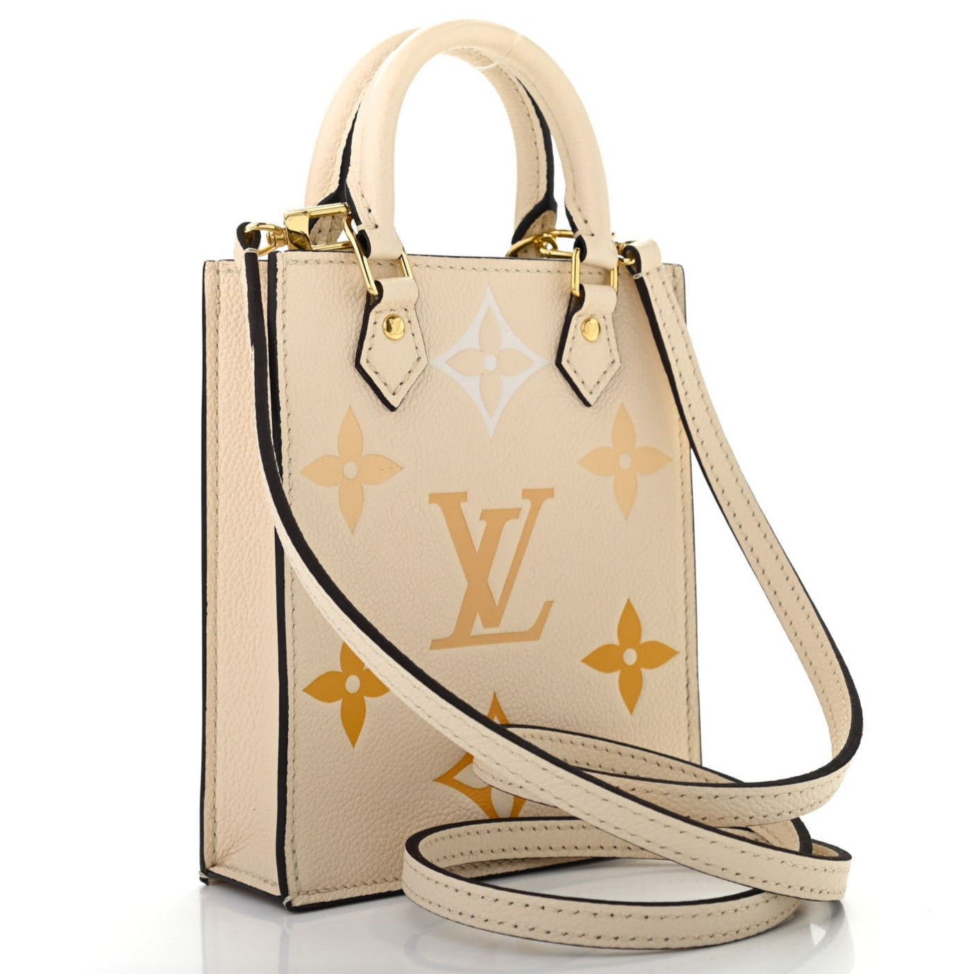 Louis Vuitton Petit Sac Plat Shoulder Bag - White