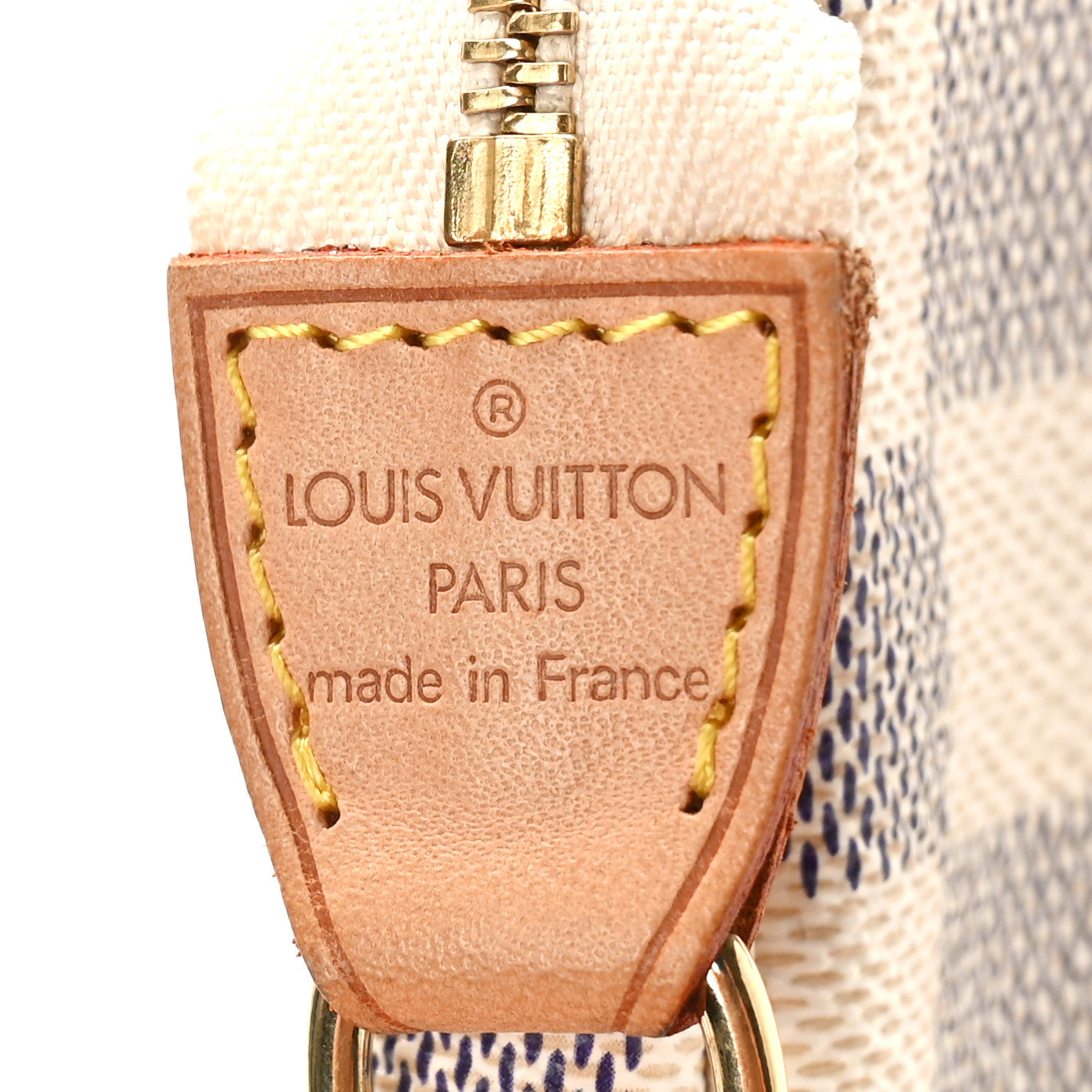 Louis Vuitton Mini Pochette Accessoires Handbag - Damier Azur Beige