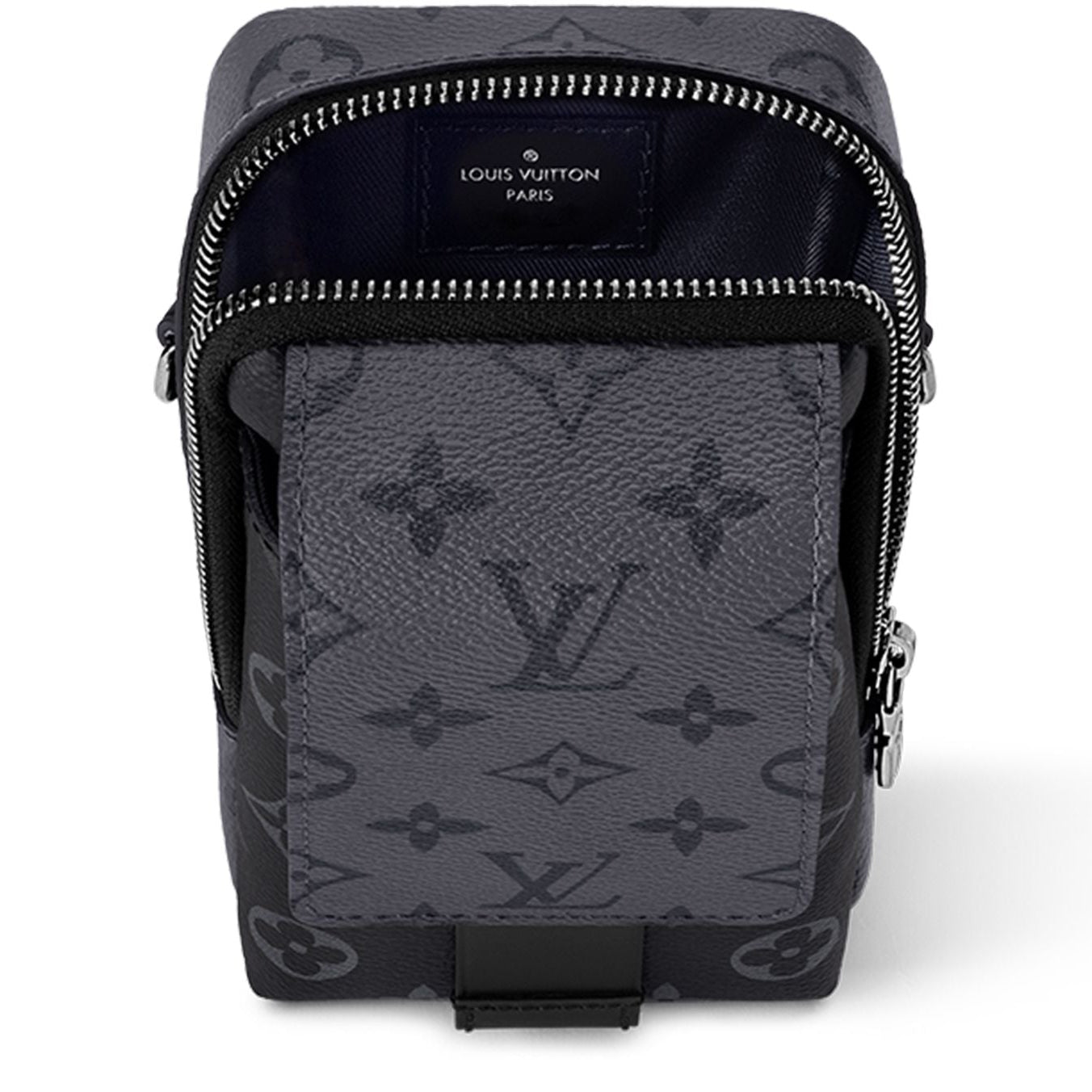 Louis Vuitton Double Phone Pouch Eclipse NM - Black and Grey