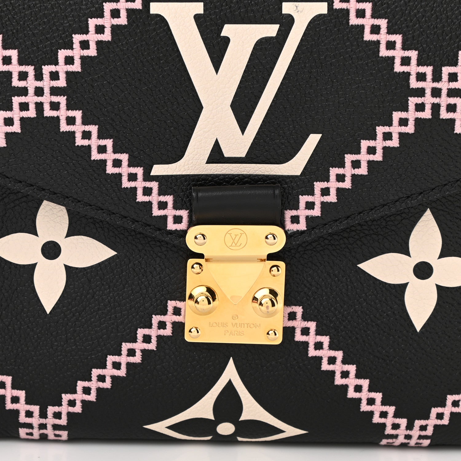 Louis Vuitton Pochette Métis Crossbody Bag - Black