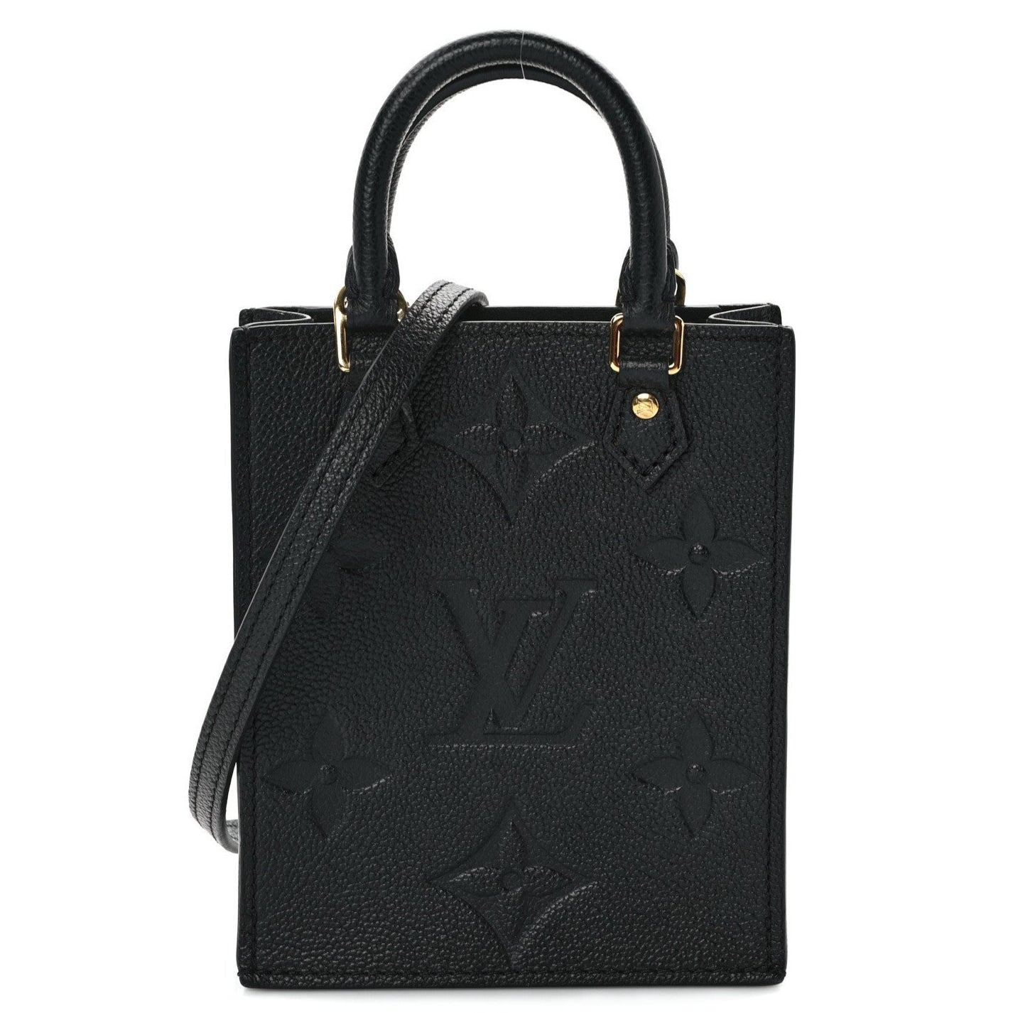 Louis Vuitton Giant Petit Sac Plat Satchel - Black