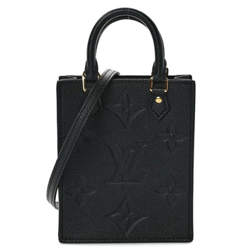 Louis Vuitton Giant Petit Sac Plat Satchel - Black