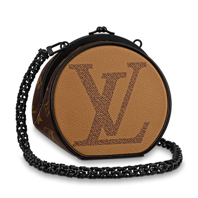 Louis Vuitton Reverse Monogram Boursicot Chain Bag - Brown