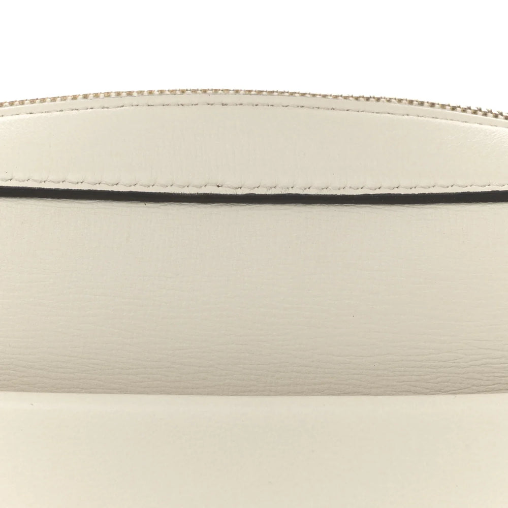 Gucci Horsebit 1955 Small Shoulder Leather Bag – Mystic White