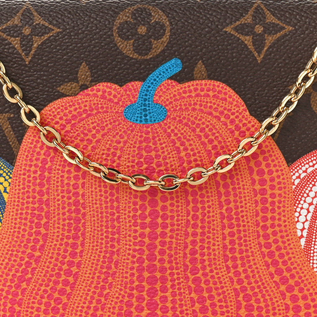 Louis Vuitton x Yayoi Kusama Pochette Accessoires Shoulder Bag - Brown